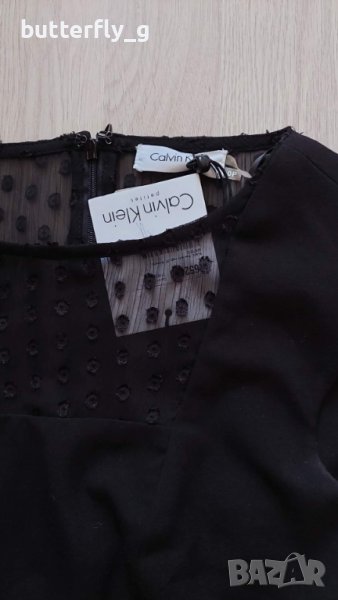 CALVIN KLEIN оригинална нова черна рокля XS, снимка 1