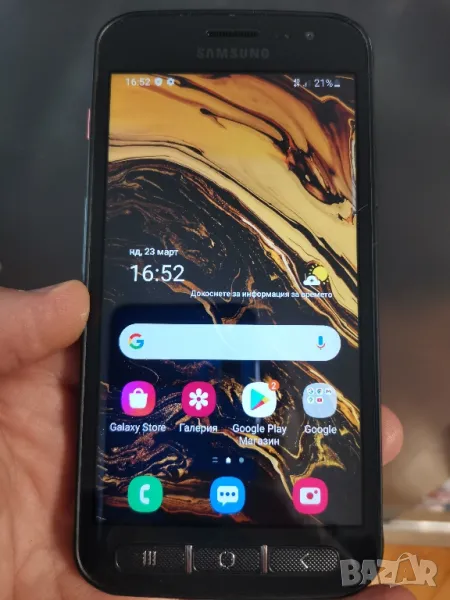 Влаго,прахово и удароустойчив Samsung Xcover 4s 3/32, снимка 1