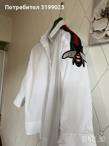 Дамска Бяла риза GUCCI, снимка 1