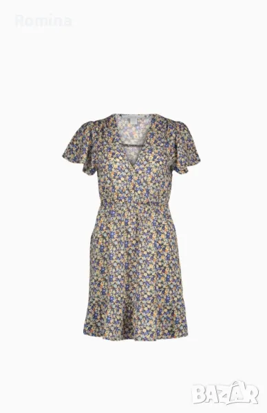 Ефирна дамска рокля на цветя, снимка 1