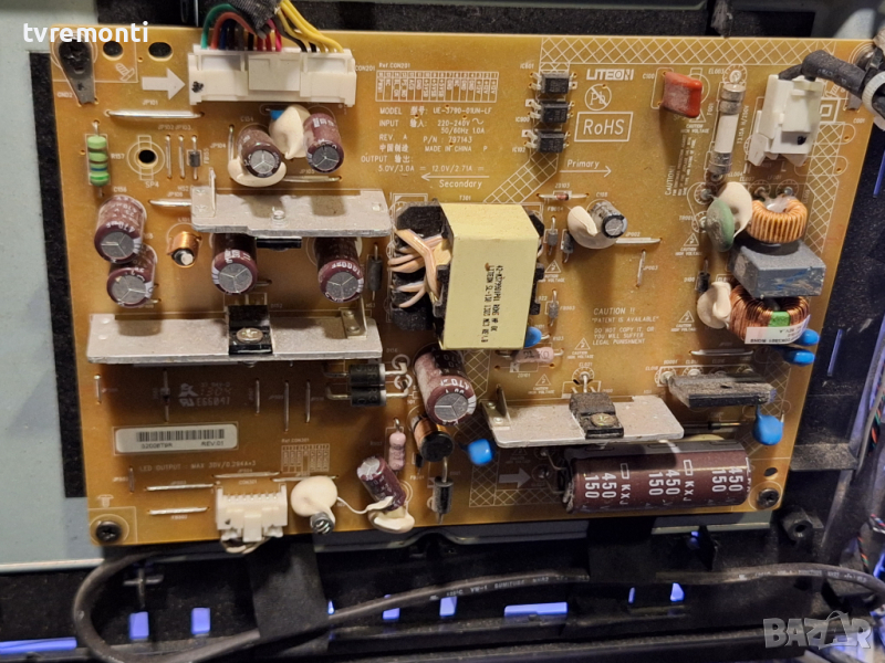 POWER BOARD UE-3790-01UN-L REV.A P/N 797143  TOSHIBA 32L2333D​ for 32 inc for DISPLAY 96.32S03.004,, снимка 1