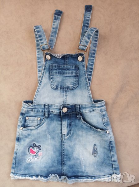 Детска дънкова рокля , снимка 1