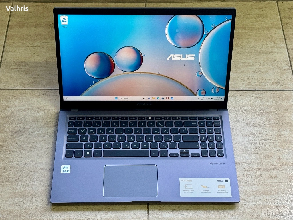 Asus Vivobook 15.6” инча/Intel i7/16GB RAM/512GB SSD/ X515JA-BQ721W, снимка 1