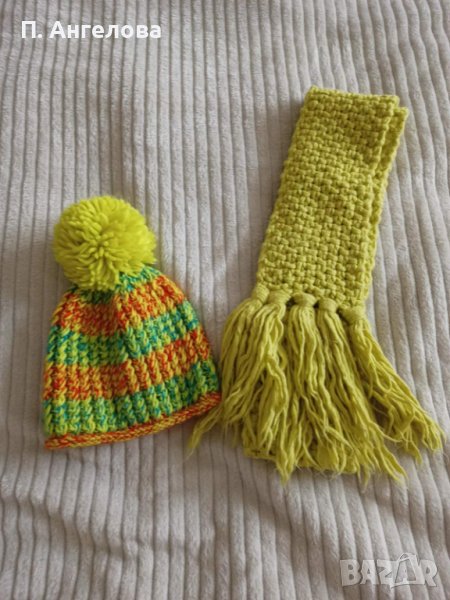 Зимни шапка и шал, снимка 1