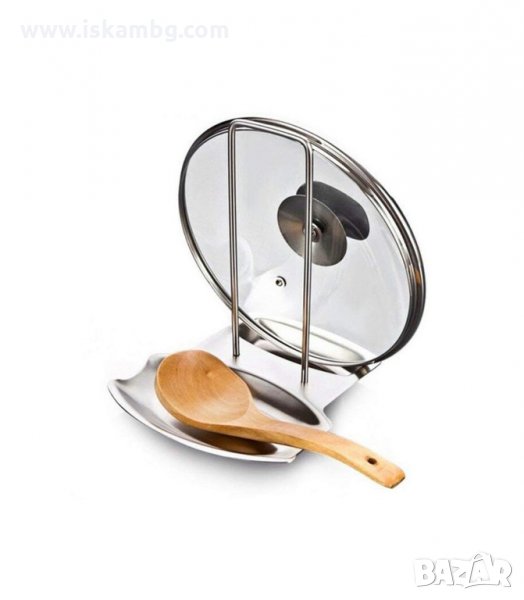 ПОСТАВКА ЗА КАПАК И ЛЪЖИЦА, МЕТАЛНА - код МЕТАЛНА, снимка 1