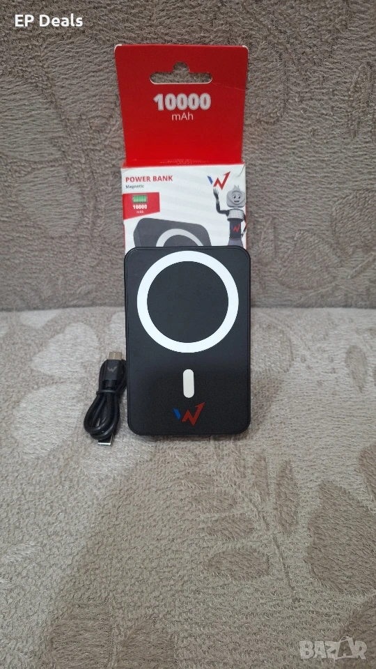 Magnetic Power Bank 10 000 mAh, снимка 1