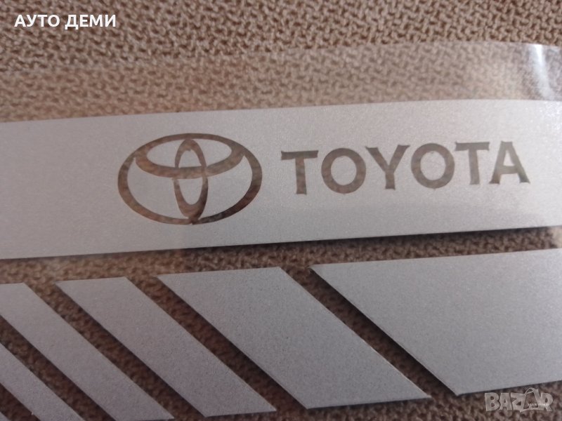 Качествени винилови стикери за гръб на странични огледала Тойота Toyota  кола автомобил джип ван , снимка 1