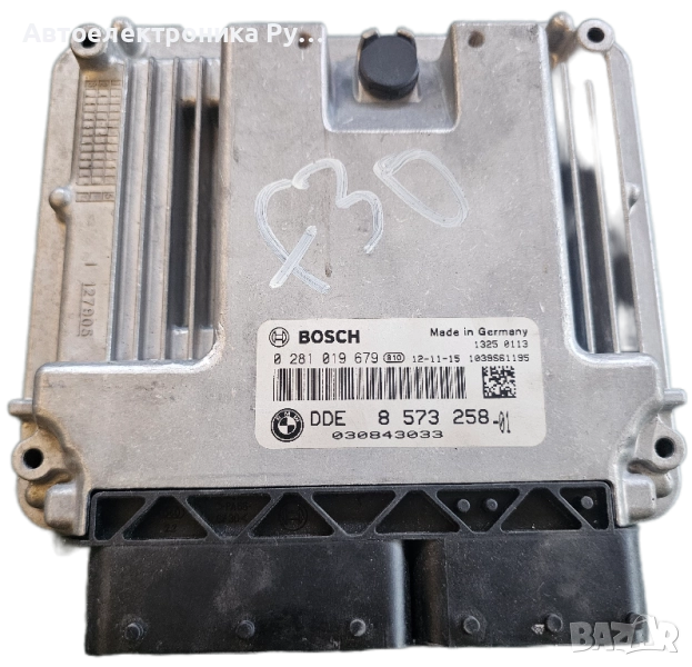 компютър ECU на двигателя за BMW 3 ,F30 ,F35 ,F31 ,0281019679,8573258, снимка 1
