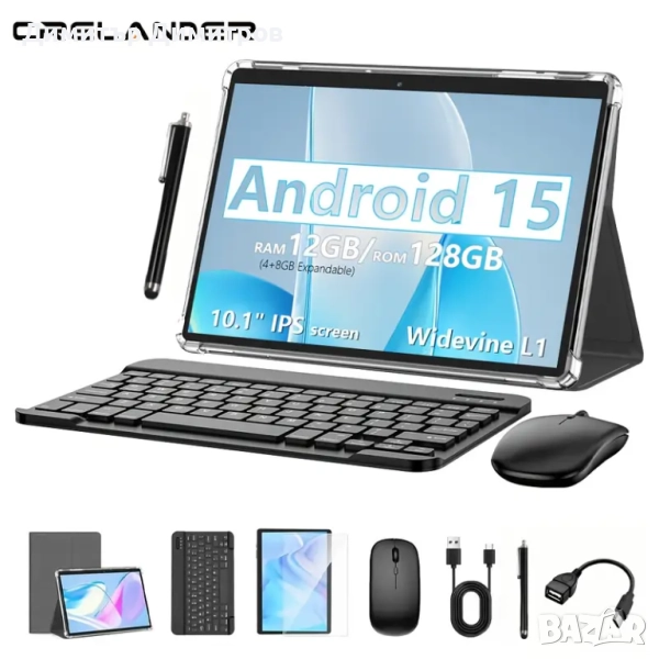 Таблет нов 2025г.напълно оборудван Андроид  15 -190лв, снимка 1