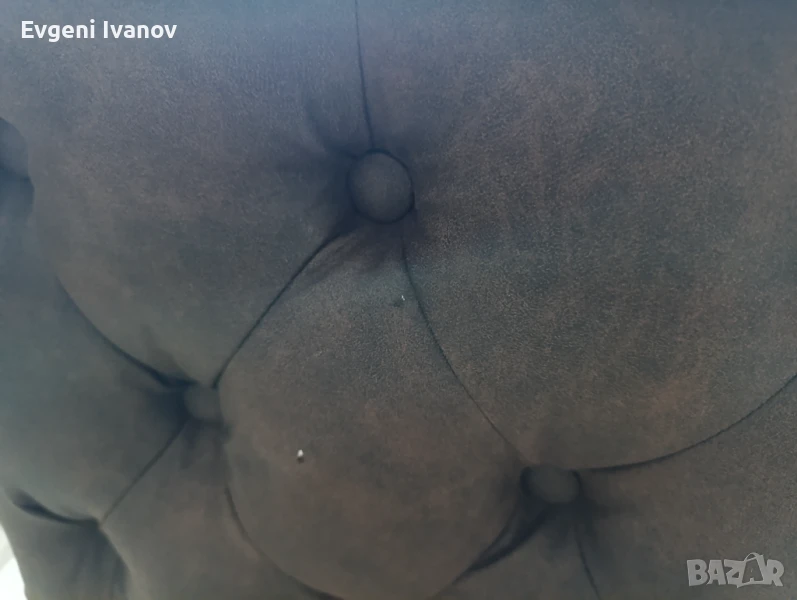 Маса Честърфийлд винтидж кафяво с транспортен дефект, снимка 1