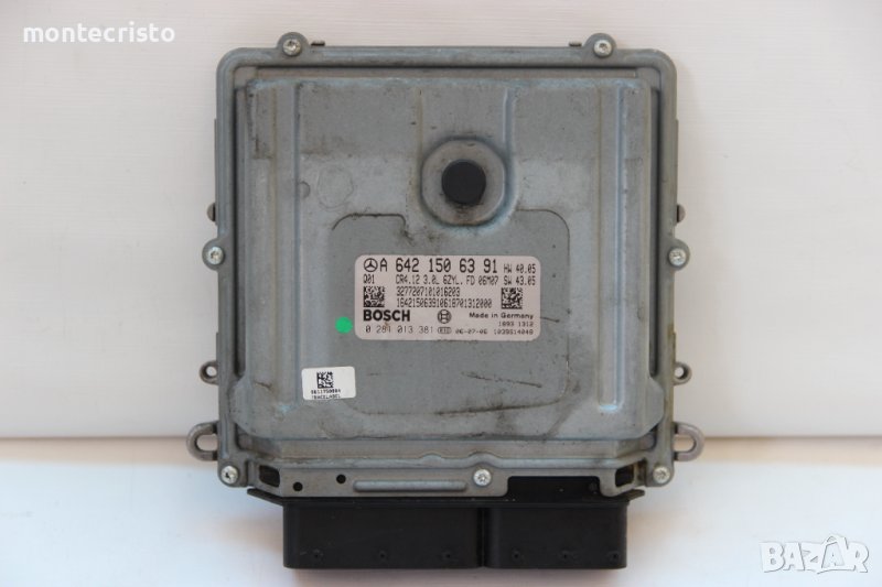 Моторен компютър ECU Mercedes ML W164 / A 642 150 63 91 / A6421506391 / 0 281 013 381 / 0281013381, снимка 1