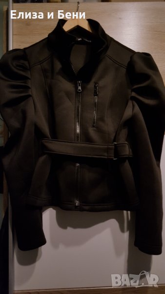 Спортно елегантно яке горнище  блейзър ZARA с буфан ръкави-макси размер, снимка 1