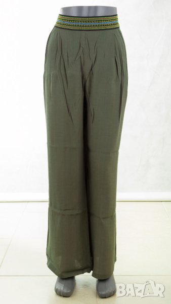 Дамски панталон в зелен нюанс ODM - S, снимка 1
