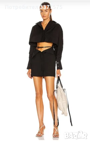 Jacquemus черна рокля, снимка 1