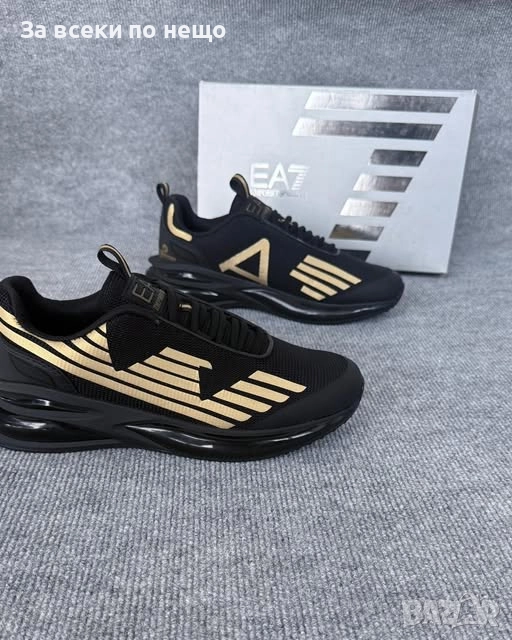 Emporio Armani Мъжки Черни Маратонки👟Мъжки Спортни Обувки Емпорио Армани Код P1606, снимка 1