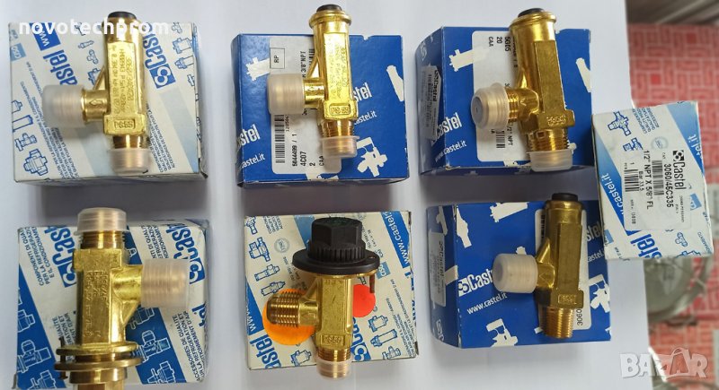 Предпазни клапани CASTEL различни видове, снимка 1