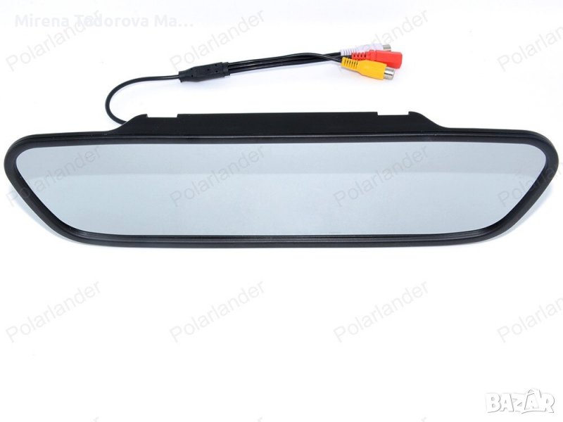  висока разделителна способност 5,0 инча цветен TFT LCD монитор за огледало за обратно виждане за ав, снимка 1