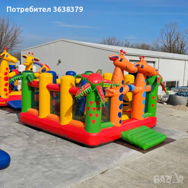 Надуваем детски батут НОВ, снимка 1