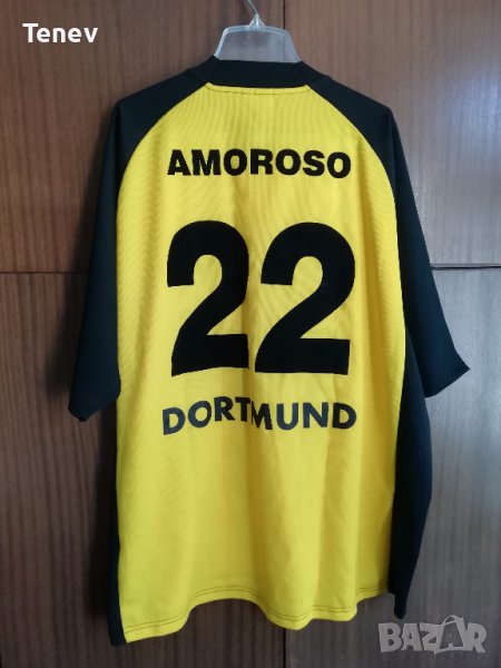 Borussia Dortmund Marcio Amoroso Vintage 2001/2002 оригинална футболна фланелка тениска Борусия, снимка 1