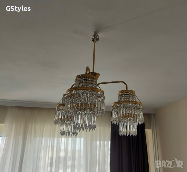 Кристален чешки полилей , снимка 1