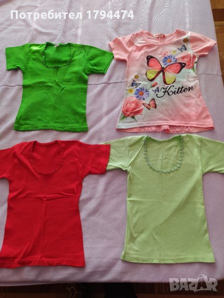 4 бр. детски блузки за 10, снимка 1