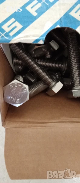 Болтове с пълна резба DIN 933, A2 – неръждаема стомана, М10x50,50бр. , снимка 1