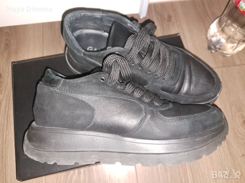 GALDINI сникърси от естествена кожа и велур, снимка 1