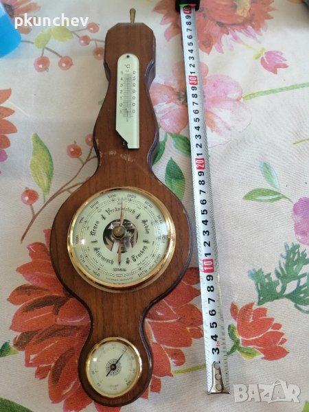 Немски барометър и влагомер, снимка 1