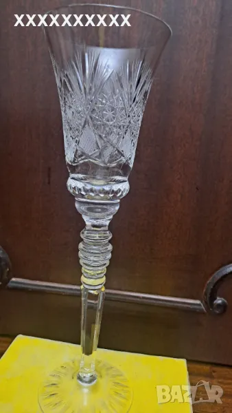 Ритуални чаши от оловен кристал или чаши за двама влюбени любители на питието на любовта , снимка 1