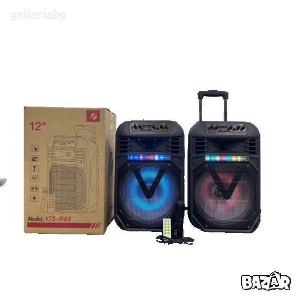 Преносимa Караоке Тонколонa LED, снимка 1