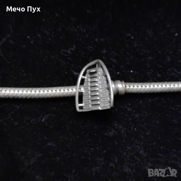 Сребърна висулка за гривна Пандора (58), снимка 1