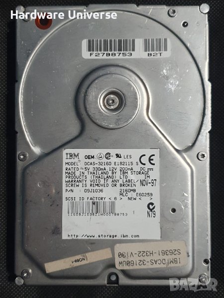 IBM DCAS-32160, снимка 1