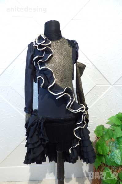 детска рокля за спортни танци, снимка 1