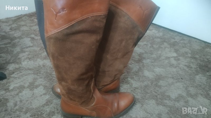 Пума-ботушки от естествена кожа 40 номер, снимка 1