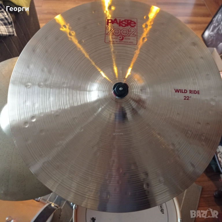 Чинел Paiste 2002 Classic Wild Ride 22" НОВ!, снимка 1