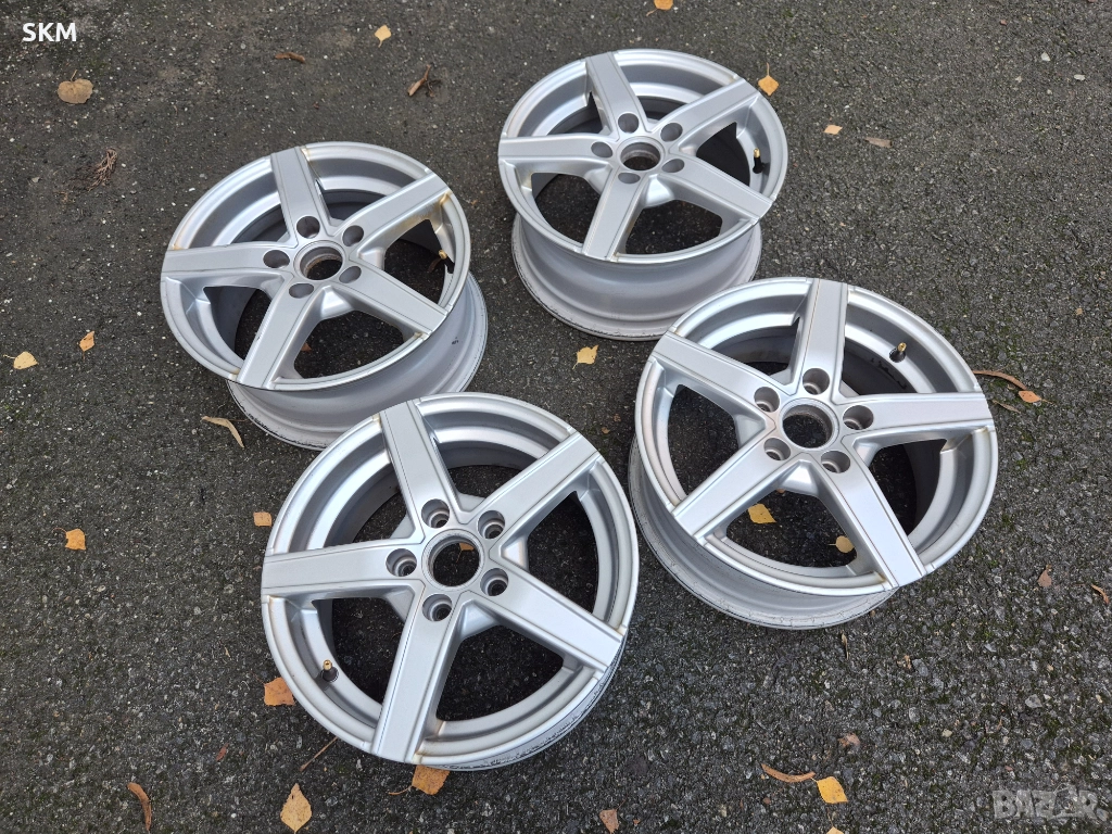 15ки джанти Dezent VW/Seat/Audi/Skoda със зимни гуми 2022г. ДОТ zimni, снимка 1