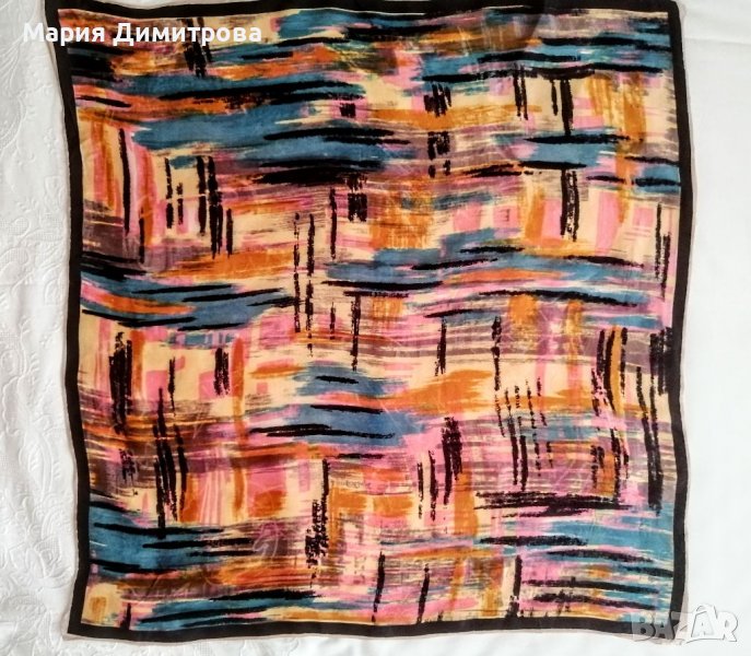 Копринен шал/ картина, снимка 1