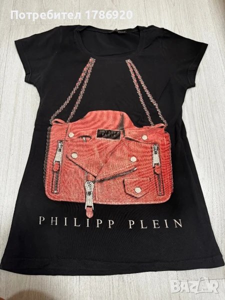 Дамска тениска в стил Philipp Plein, снимка 1