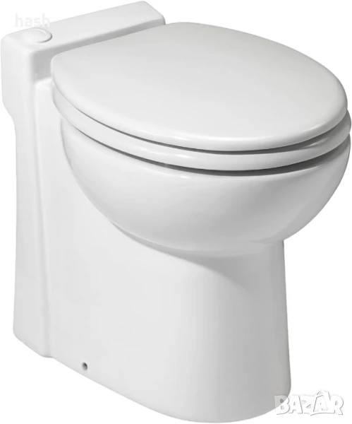 SANIPRO - Вградена тоалетна чиния Turboflush - ,с вградена резачка 500 W, снимка 1