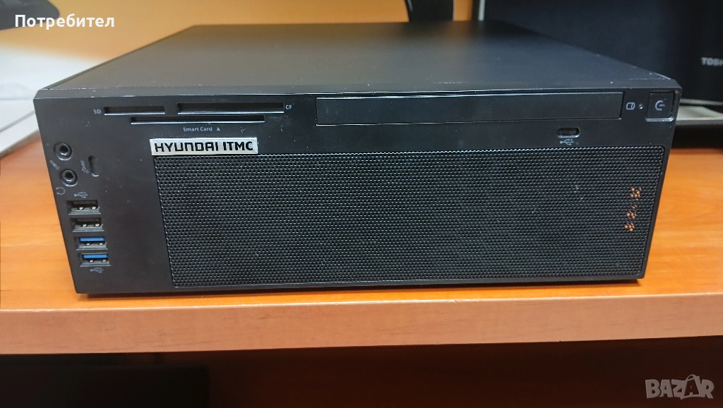 Компютър 8th Gen G5400 3.70GHz/8GB RAM/128GB M.2 SATA SSD/500GB HDD/Slim Desktop, снимка 1