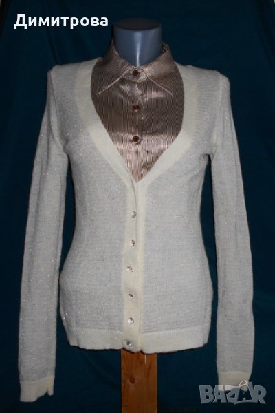 Риза-сатен и фина жилетка; Сет, снимка 1