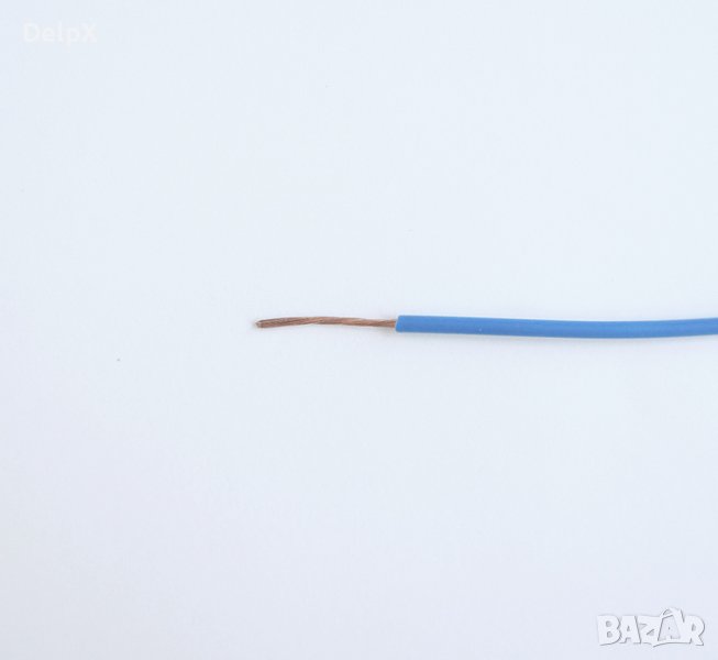 Проводник едножилен син ПВ А2 1x0,75mm2, снимка 1