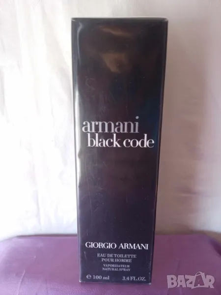 Armani Black Code EDT 100 мл. - ПАРФЮМ за мъже, снимка 1