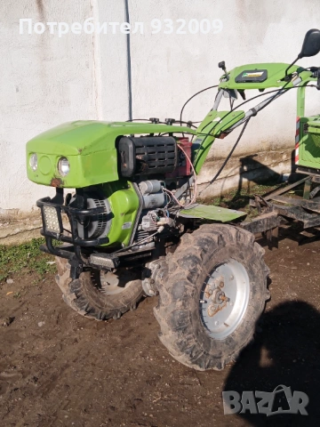 Мотоблок гардения 9.к.дизел ръчно и стартерно запалване 