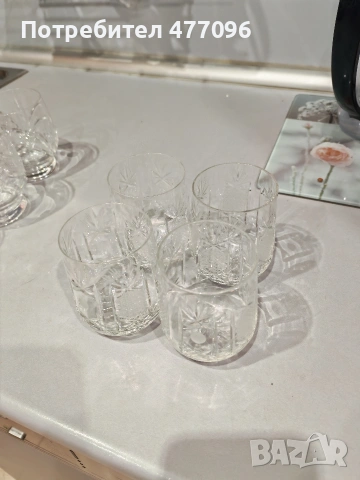 Продавам два сервиза с кристални чаши, снимка 6 - Чаши - 53085267