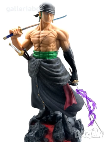 Голяма Аниме фигура One Piece - Roronoa Zoro, снимка 2 - Колекции - 50499974