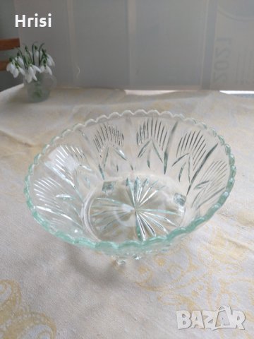 Стъклена фруктиера от 50-60г., снимка 8 - Аксесоари за кухня - 35577663