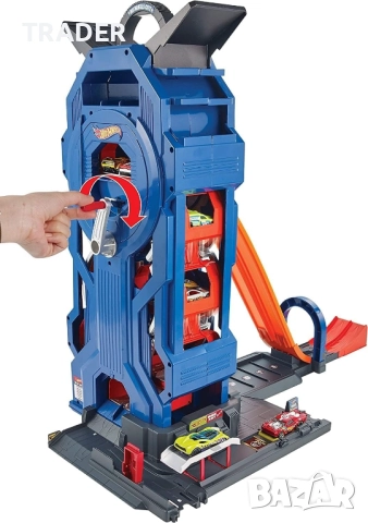 Игрален комплект кола колички Hot Wheels, мега гараж , снимка 2 - Коли, камиони, мотори, писти - 30147855