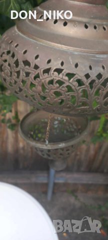 Голямо Бронзово кандило, снимка 3 - Антикварни и старинни предмети - 42710367