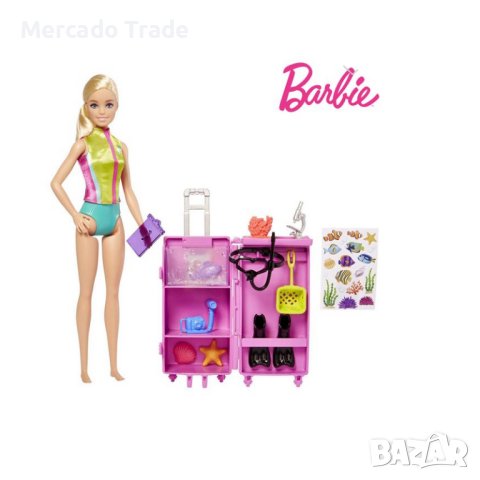 Кукла Mercado Trade, Барби водолаз с аксесоари, снимка 5 - Кукли - 42720775